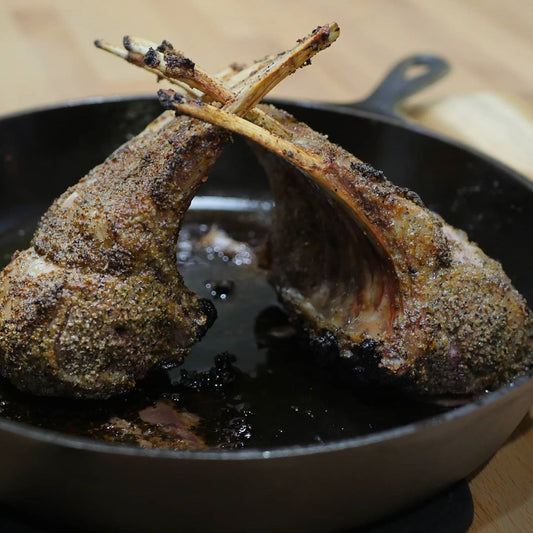 Roasted Lamb Baked in Cast Iron