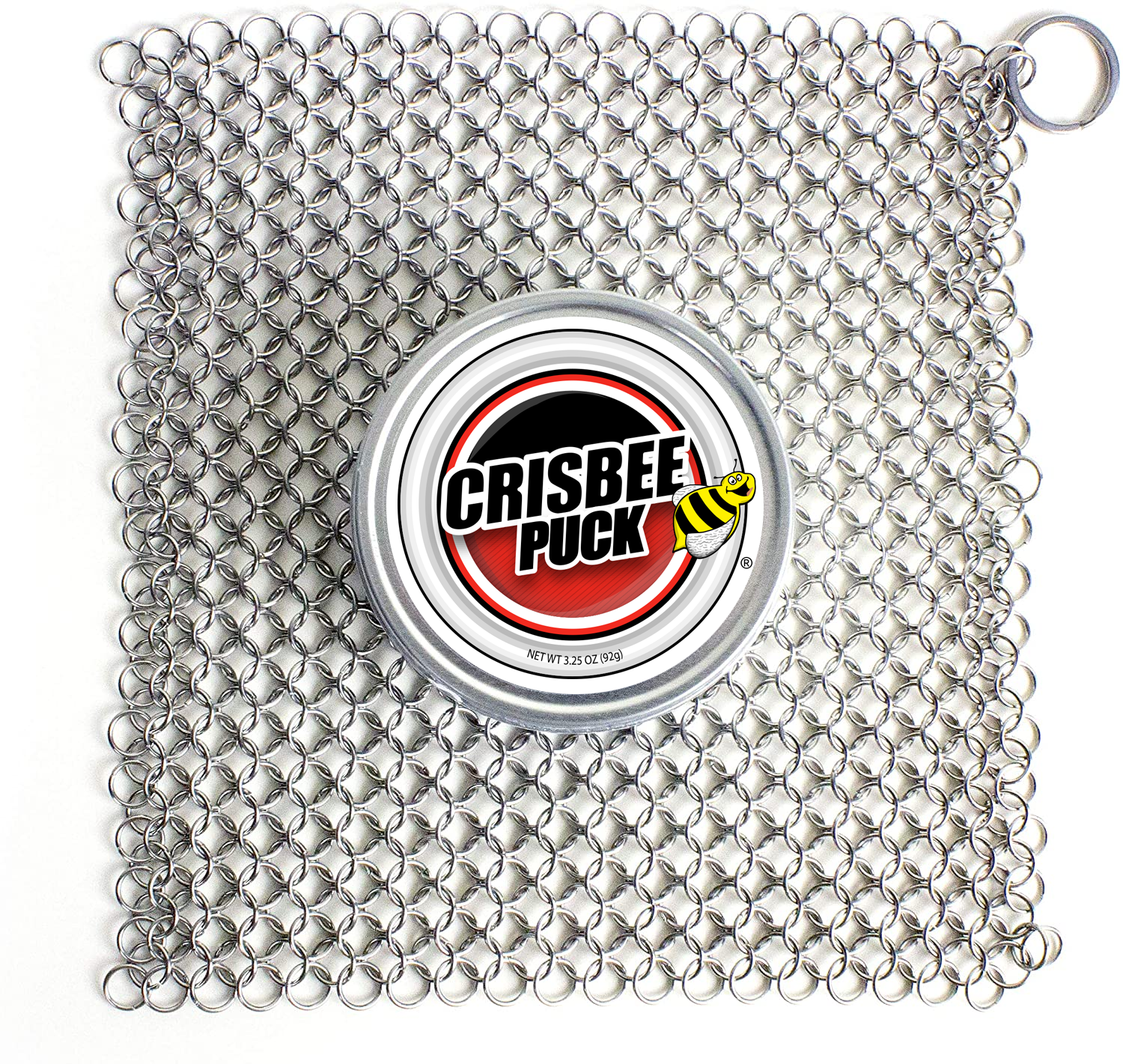 Cast Iron Cleaner Combo II - Crisbee Puck® & Chain Mail Scrubber – Crisbee  Cast Iron Seasoning