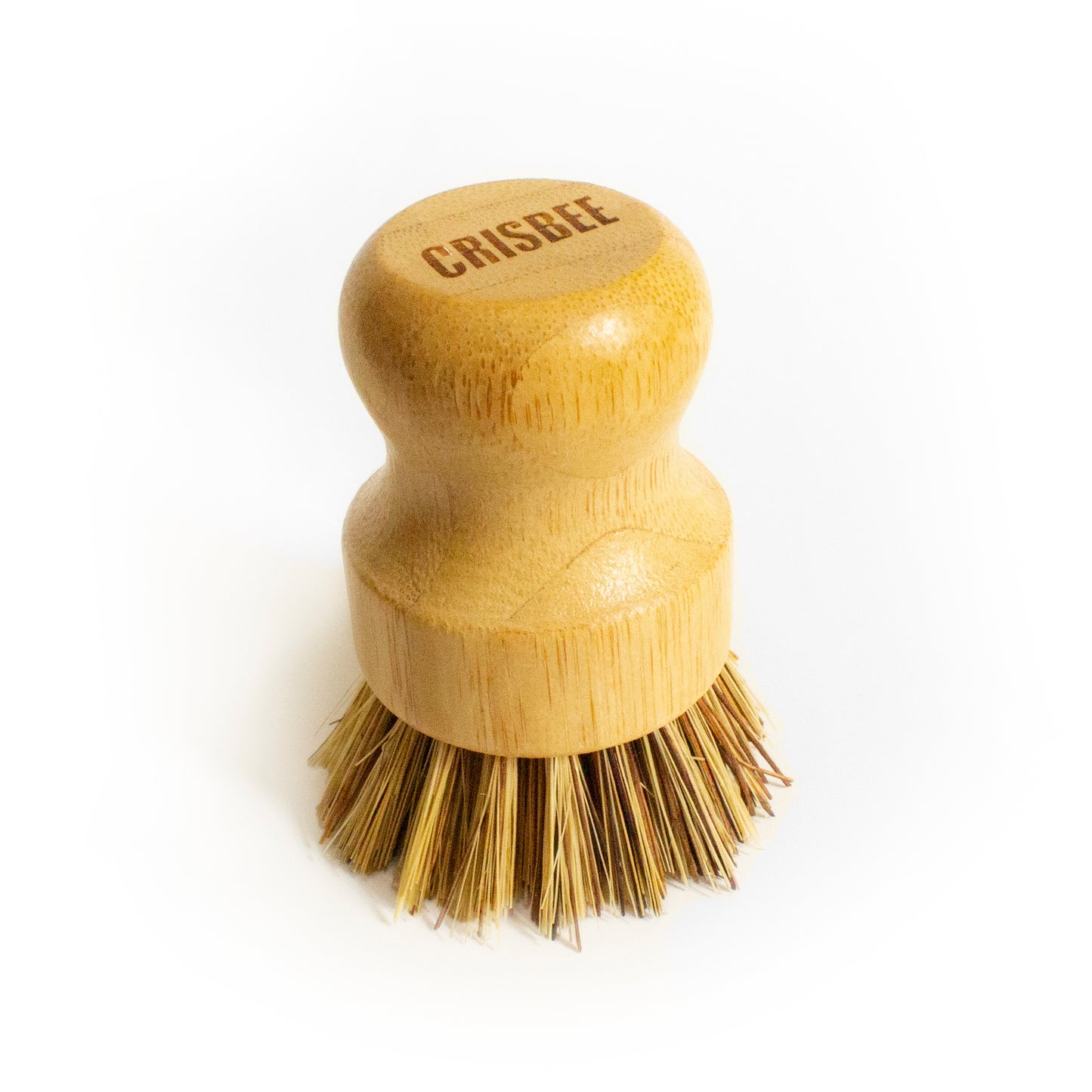 cast iron scrub brush by Crisbee display