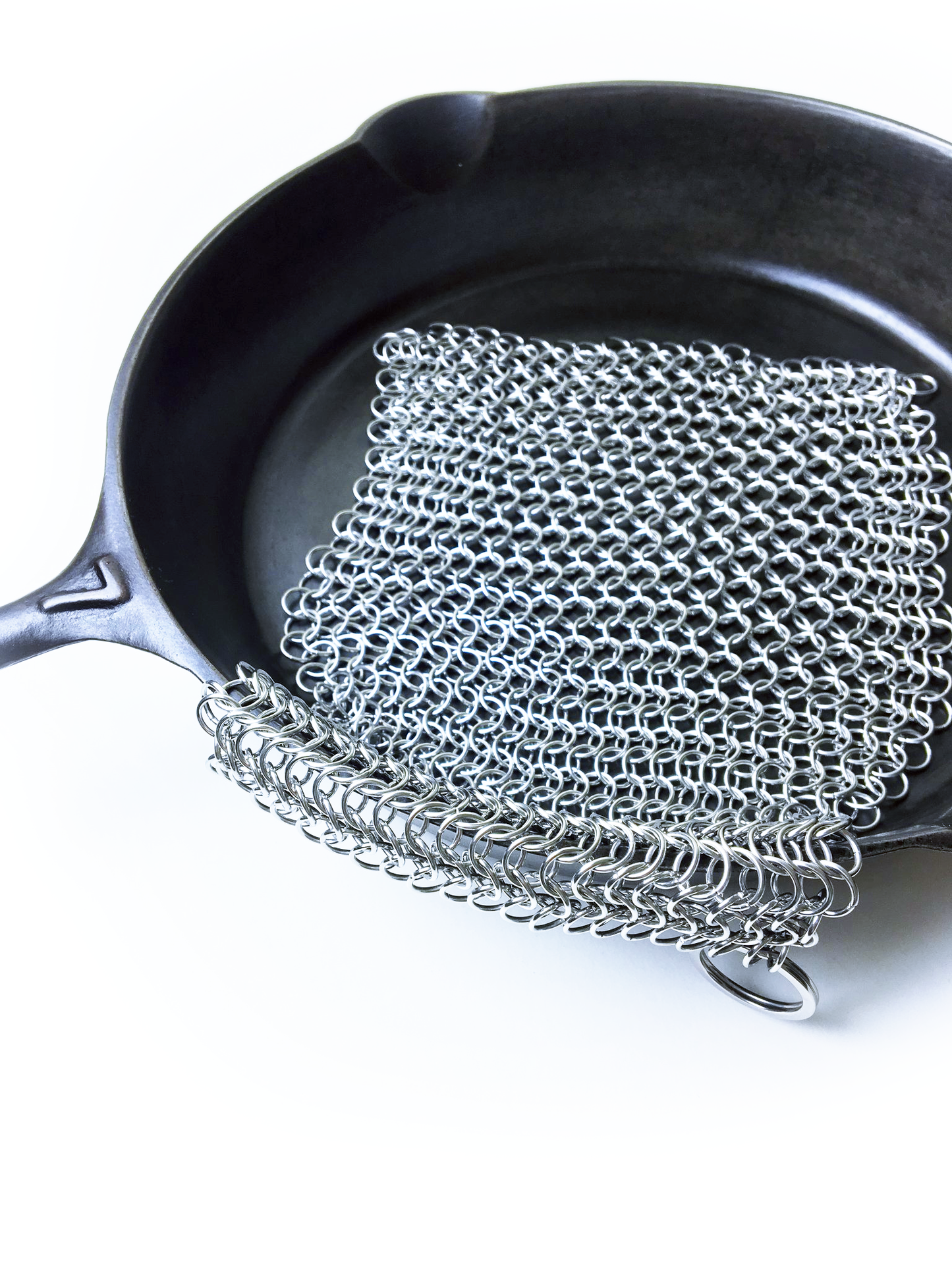 Cast Iron Cleaner Combo - Crisbee Stik® & Chain Mail Scrubber