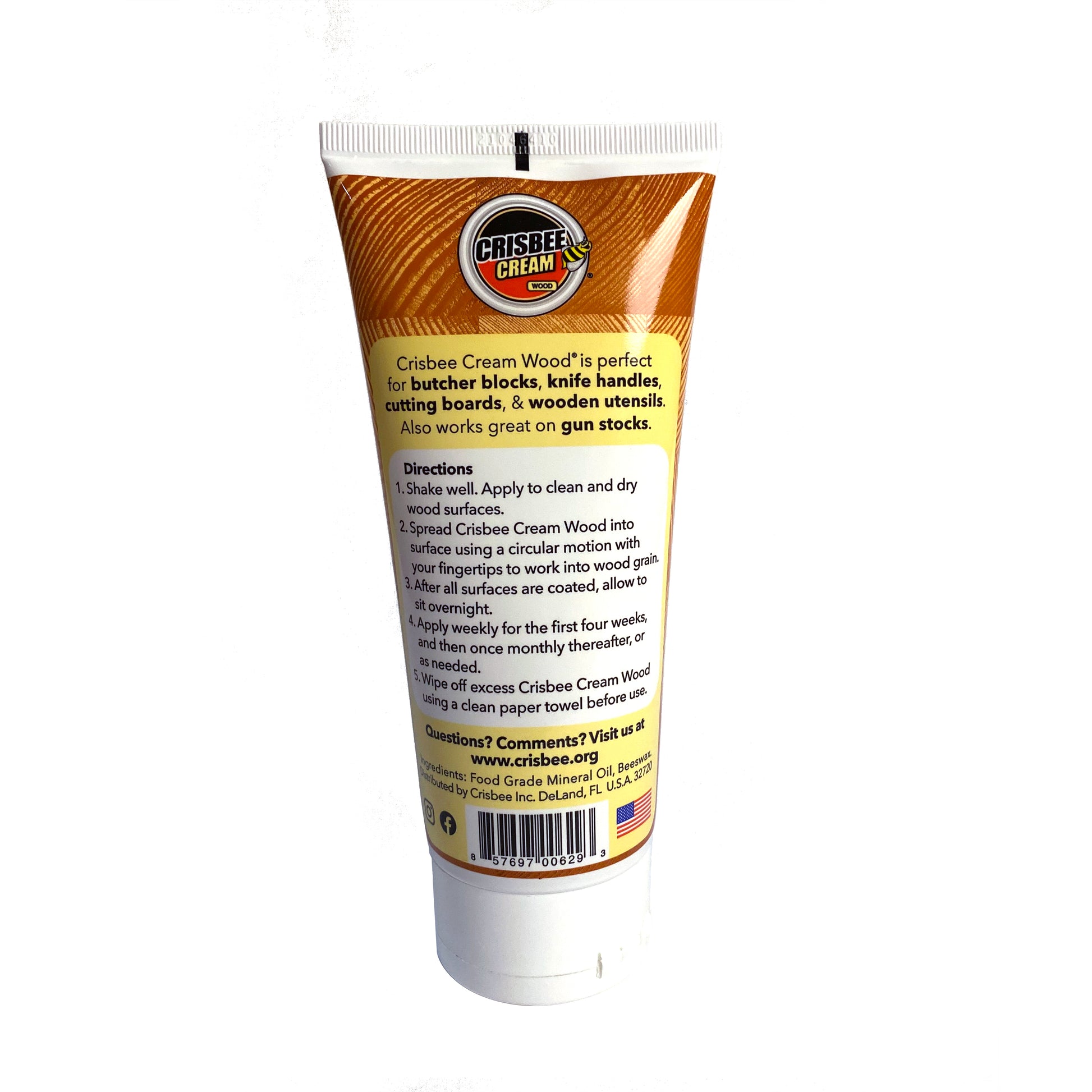 Crisbee Cream Wood - All in one wood conditioner back