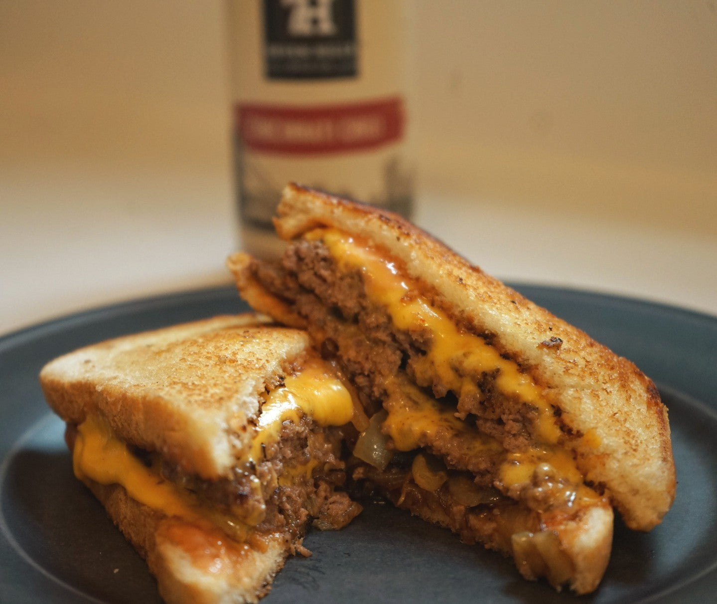 Seven hills for an extra umph in a beefy grilled cheese